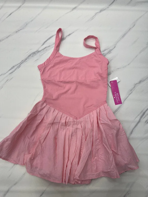 Athletic Dress By Peach Love Cream California In Pink, Size: M