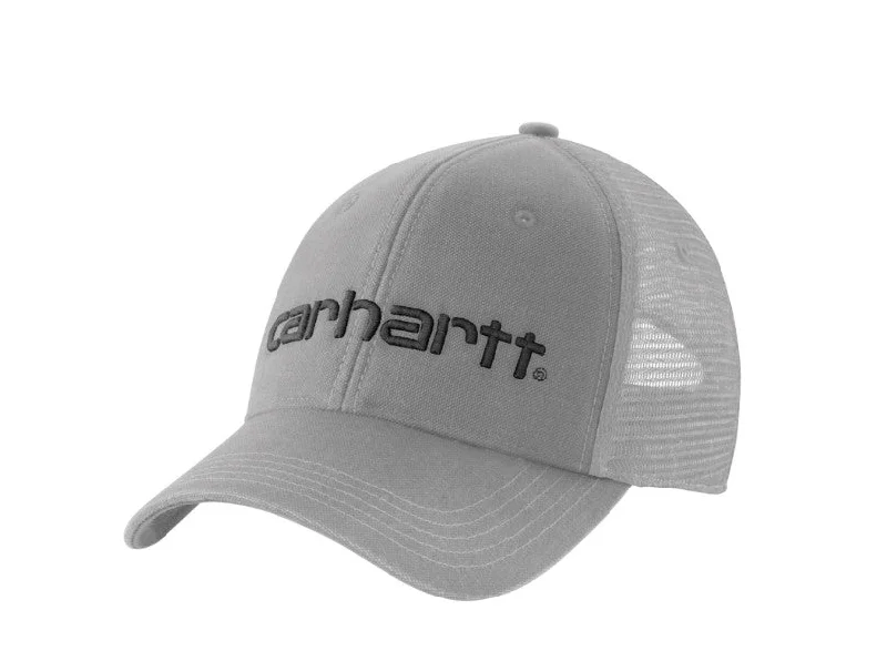 Canvas Mesh-Back Logo Graphic Cap