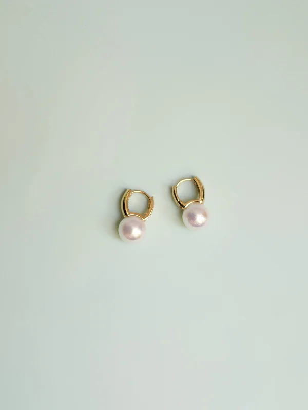 Pearl Hoops